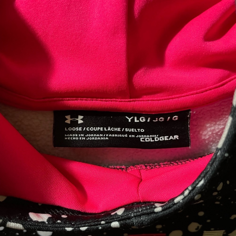 Under Armour Girls Cold Gear Hoodie YLG - Picture 5 of 9